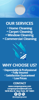 Cleaning Services Door Hanger 2a 4.25x11