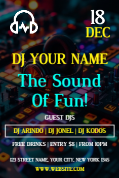 DJ Flyer 2 4x6