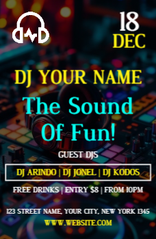 DJ Flyer 2 5.5x8.5