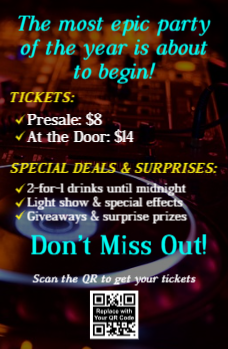DJ Flyer 2 5.5x8.5