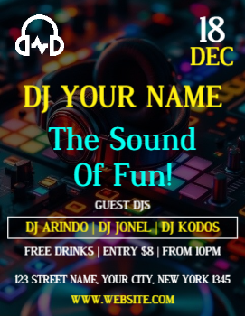 DJ Flyer 2 8.5x11