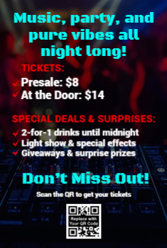 DJ Flyer 5 4x6