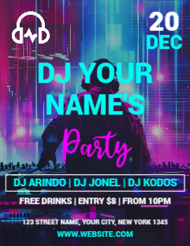 DJ Flyer 1 8.5x11