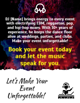 DJ Flyer 3 8.5x11