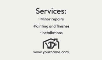 Handyman Business Card 1a