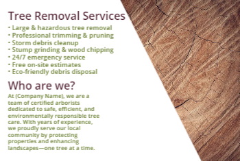 Tree Removal Postcard 3