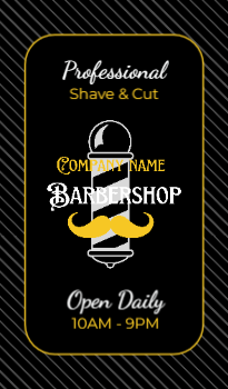 Barbershop Business Card 2