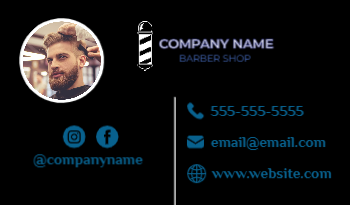 Barbershop Business Card 4