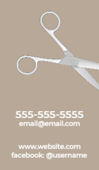 Barbershop Business Card 1