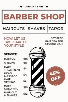 Barbershop Flyer 1 4x6