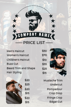 Barbershop Flyer 5 4x6