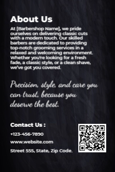 Barbershop Flyer 5 4x6