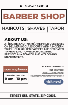 Barbershop Flyer 1 5.5x8.5