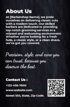 Barbershop Flyer 5 5.5x8.5
