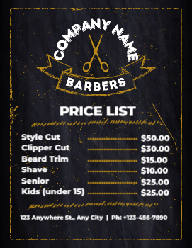 Barbershop Flyer 3 8.5x11