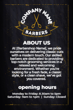 Barbershop Postcard 3b