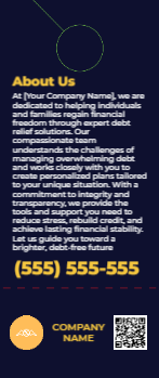 Debt Relief Door Hanger 2b 3.5x8.5