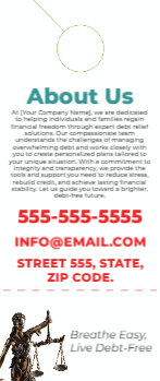 Debt Relief Door Hanger 3b 3.5x8.5