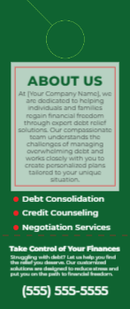 Debt Relief Door Hanger 4b 3.5x8.5