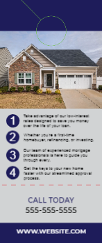 Mortgage Door Hanger 1b 3.5x8.5