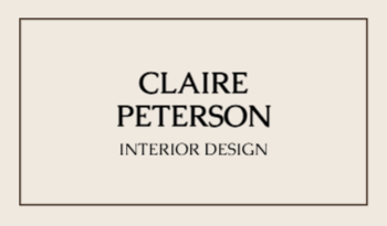 Interior Design Business Card 1a