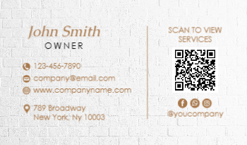 Interior Design Business Card 5a