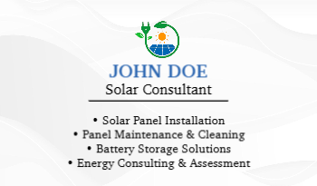 Solar Business Card 6b