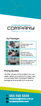 Auto Detailing & Car Wash Door Hanger 4b