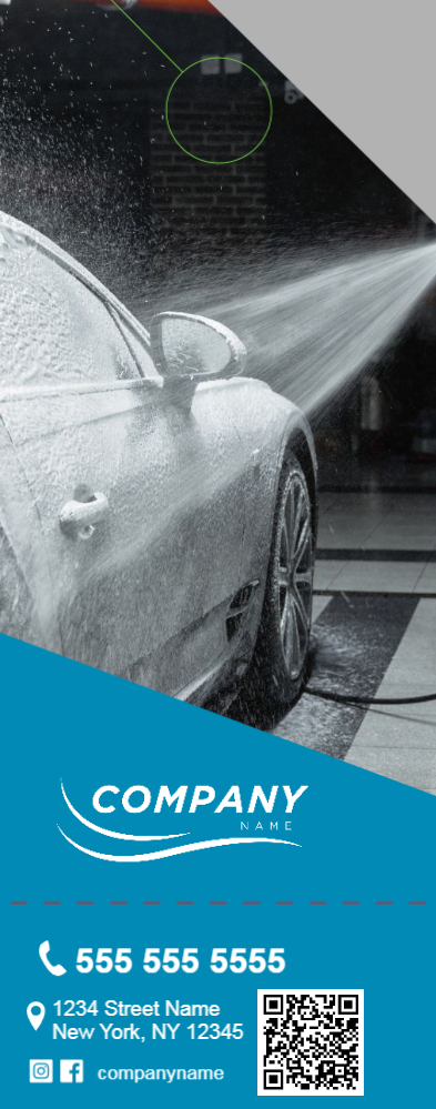 Auto Detailing & Car Wash Door Hanger 5b