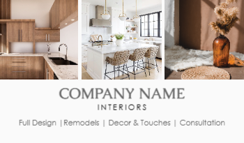 Interior Design Business Card 1