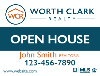 worth-clark-realty-custom-sign-1824-open-house-3-2025