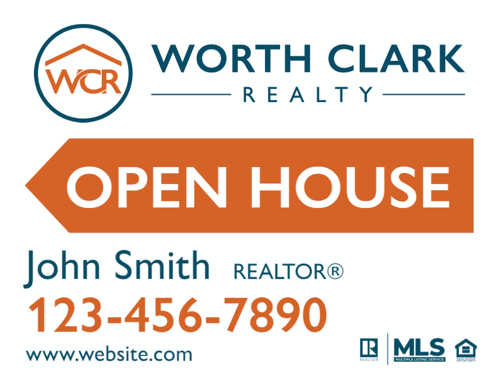 worth-clark-realty-custom-sign-1824-open-house-4-2025