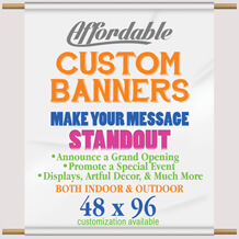 Vinyl Banners (48x96) Vinyl Banners (48x96)