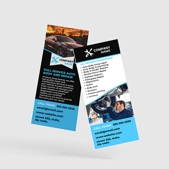 Auto Mechanic & Repair Rack Cards